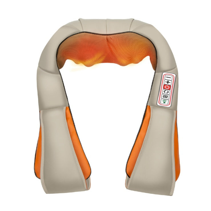HKM-725971 U Shape Shiatsu Massager for Back, Neck & Shoulders with Infrared Heat for Home and Car Use