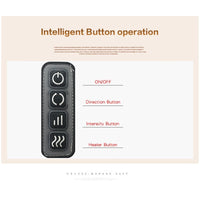 HKM-725971 U Shape Shiatsu Massager for Back, Neck & Shoulders with Infrared Heat for Home and Car Use