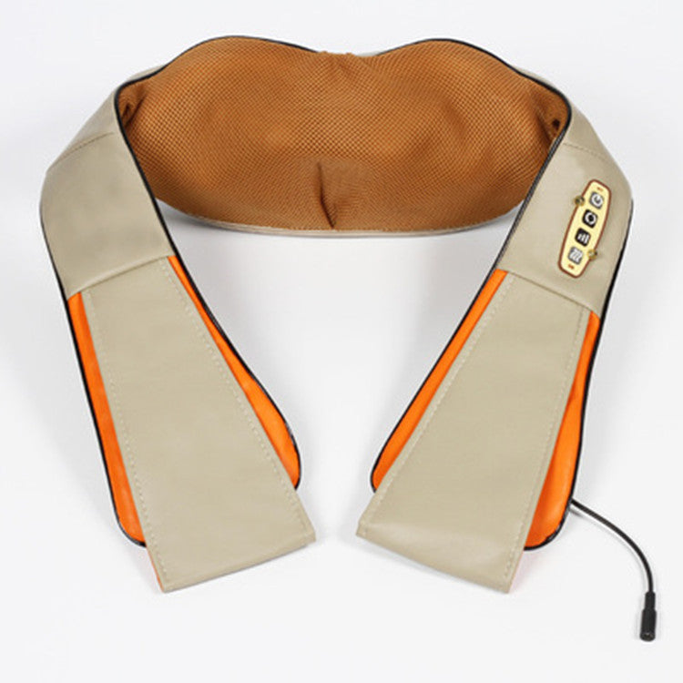 HKM-725971 U Shape Shiatsu Massager for Back, Neck & Shoulders with Infrared Heat for Home and Car Use