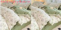 HKM-726099 Jacquard Yarn Cotton Mattress Cover Set with Cartoon and Floral Pattern, Available in Multiple Sizes