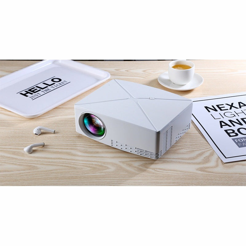 HKM-726163 Mini Home Projector 720p Resolution with LED, 30-200 Inch Projection Size, Lightweight Design