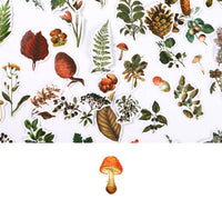 HKM-726227 Self-Adhesive Forest Mushroom Stickers for Celebrations and Crafting
