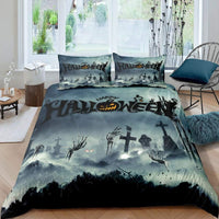 HKM-726291 Southeast Asian Style Cartoon Anime Three-Piece Quilt Cover Set with Bed Sheet and Pillowcase in Polyester Cotton
