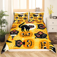 HKM-726291 Southeast Asian Style Cartoon Anime Three-Piece Quilt Cover Set with Bed Sheet and Pillowcase in Polyester Cotton