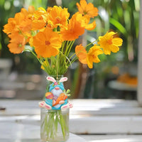 HKM-726419 Acrylic Cartoon Easter Rabbit Car Hanging Ornament for Interior Decoration