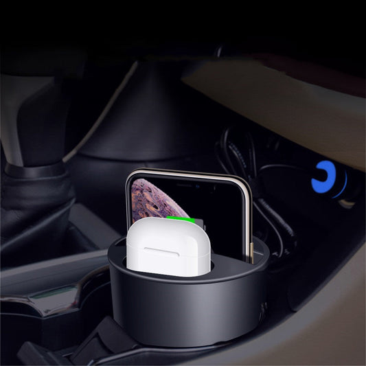HKM-726483 Fast Wireless Charging Cup for Cars – 9V Input & Output, USB Interface, 1000mA Charging Current