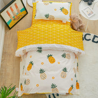 HKM-726611 Children's Cartoon Cotton Three-Piece Quilt Set for Kindergarten and Crib Use