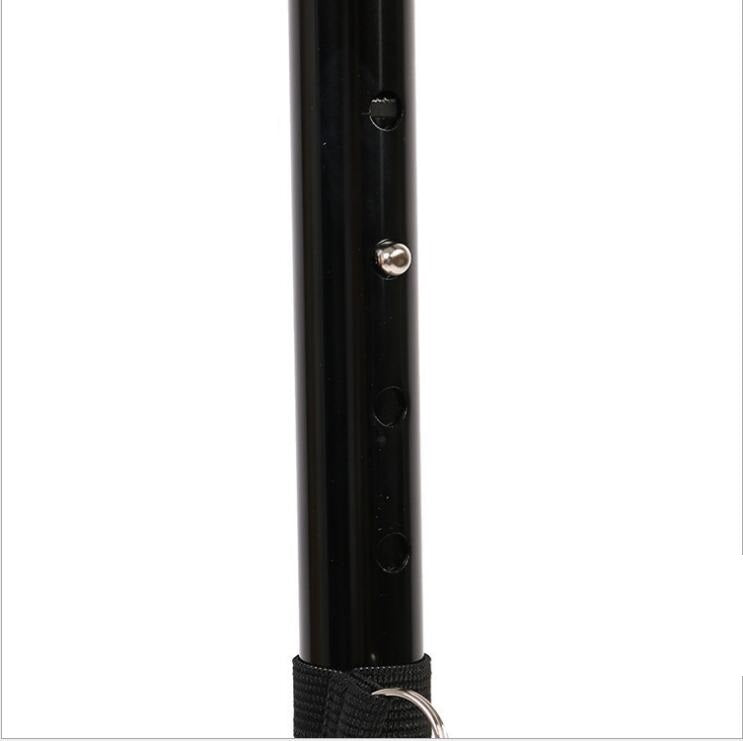 HKM-726803 Adjustable Folding Crutches - Telescopic Tumbler Support for Heights 1.45m to 1.85m, Aluminum Alloy Construction