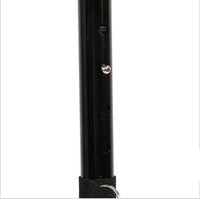 HKM-726803 Adjustable Folding Crutches - Telescopic Tumbler Support for Heights 1.45m to 1.85m, Aluminum Alloy Construction