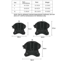 HKM-726803 Waterproof Large Dog Suspender Suit in 1000D Nylon - Black, Khaki, Army & CP Colors