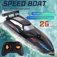 HKM-726867 High-Speed RC Boat with 180° Flip Function – 2.4G Single-Propeller Remote-Controlled Outdoor Toy for Ages 5+