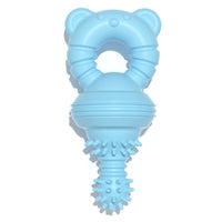 HKM-726931 Medium TPR Bite-Resistant Pet Toy in Gentle Blue, Cherry Blossom, and Avocado Green