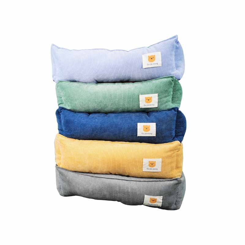 HKM-726995 Fabric Craft Printing Square Warm Pet Bed