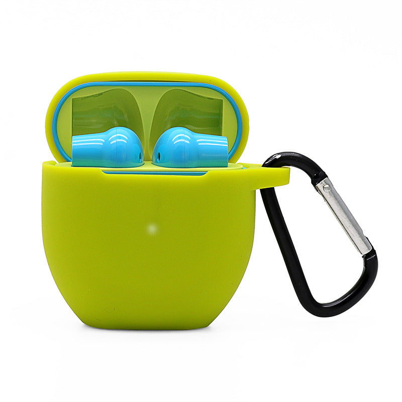 HKM-727187 Wireless Bluetooth Headset Soft Silicone Protective Case - Compatible with iPhone Models, Anti-Drop and Anti-Lost