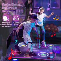 HKM-727251 Wireless Bluetooth Musical Dance Mat for Kids - Educational Touch Play Mat for Home Fun