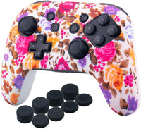 HKM-727315 Multi-Color Soft Silicone Sleeve with Floral and Cartoon Designs