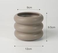 HKM-727379 Ceramic Flower Vase - Modern Nordic Design, Durable & Corrosion-Resistant, Ideal for Home and Office Decoration