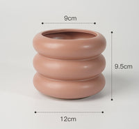 HKM-727379 Ceramic Flower Vase - Modern Nordic Design, Durable & Corrosion-Resistant, Ideal for Home and Office Decoration