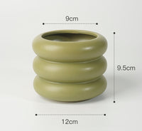 HKM-727379 Ceramic Flower Vase - Modern Nordic Design, Durable & Corrosion-Resistant, Ideal for Home and Office Decoration