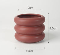 HKM-727379 Ceramic Flower Vase - Modern Nordic Design, Durable & Corrosion-Resistant, Ideal for Home and Office Decoration