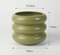 HKM-727379 Ceramic Flower Vase - Modern Nordic Design, Durable & Corrosion-Resistant, Ideal for Home and Office Decoration