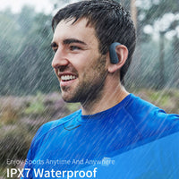 HKM-727507 Wireless Sports Headphones with Bluetooth 5.0 and IPX7 Waterproof Rating – 36 Hours Playtime, Noise Cancelling, Secure Fit, Integrated Microphone
