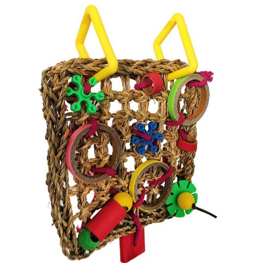 HKM-727699 Colorful Building Blocks Toy for Birds, Size 18x24cm