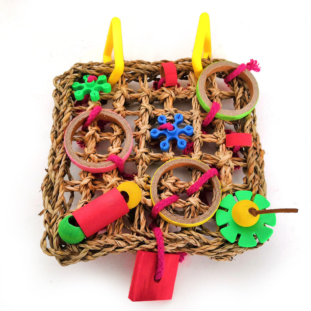 HKM-727699 Colorful Building Blocks Toy for Birds, Size 18x24cm