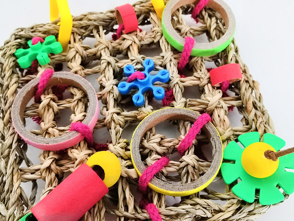 HKM-727699 Colorful Building Blocks Toy for Birds, Size 18x24cm