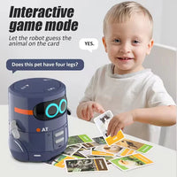 HKM-728019 Interactive Smart Educational Robot Toy with Touch-Sensitive Control and Sound Function for Kids