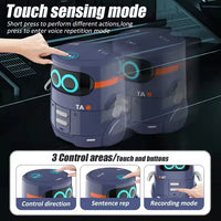 HKM-728019 Interactive Smart Educational Robot Toy with Touch-Sensitive Control and Sound Function for Kids