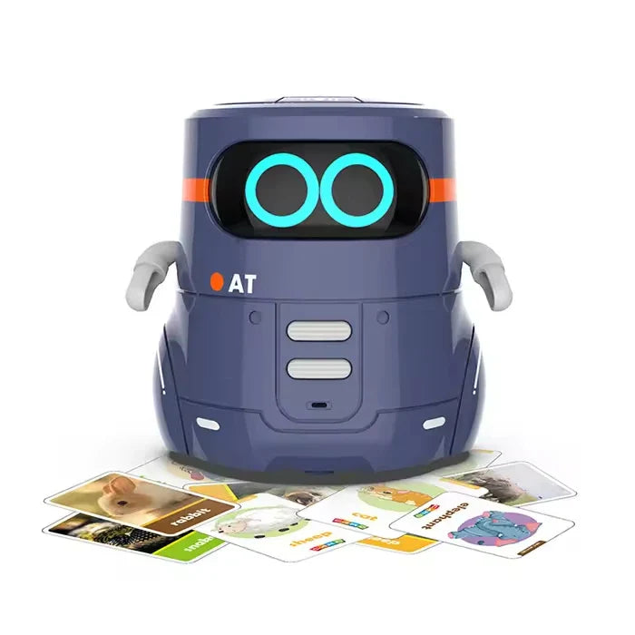 HKM-728019 Interactive Smart Educational Robot Toy with Touch-Sensitive Control and Sound Function for Kids