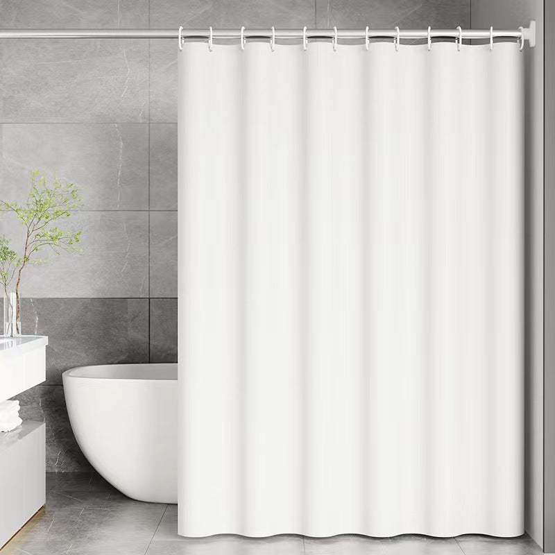 HKM-728147 Transparent PEVA Shower Curtain for Bathroom - Waterproof and Mildew-Proof, 180x180cm/200cm Options