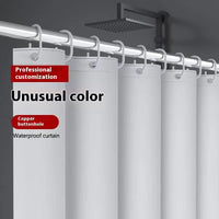 HKM-728147 Transparent PEVA Shower Curtain for Bathroom - Waterproof and Mildew-Proof, 180x180cm/200cm Options