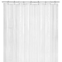HKM-728147 Transparent PEVA Shower Curtain for Bathroom - Waterproof and Mildew-Proof, 180x180cm/200cm Options