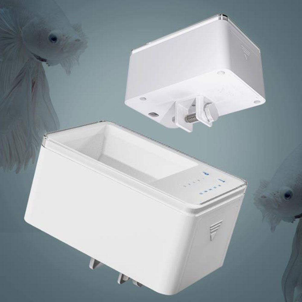 HKM-728275 Digital Automatic Fish Feeder with LED Screen for Fish Tanks and Aquariums