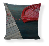 HKM-728275 Mediterranean Style Cartoon Car Oil Painting Ship Pillowcase Cover 45x45cm