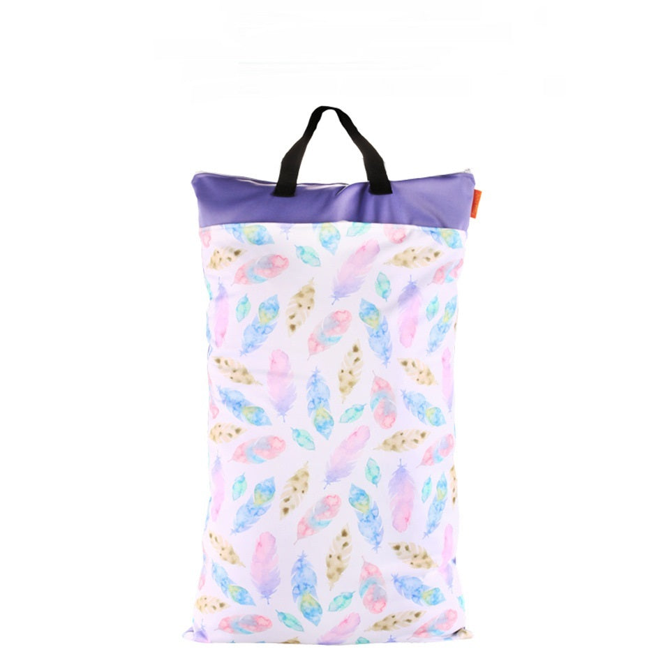 HKM-728275 Waterproof Diaper Storage Bag with Large Capacity for Baby Clothes and Accessories