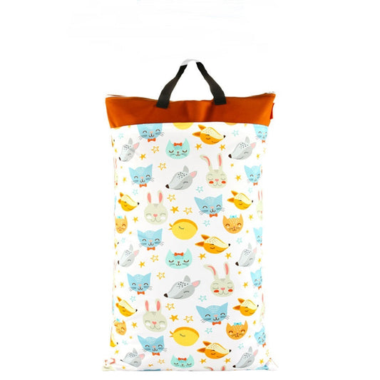 HKM-728275 Waterproof Diaper Storage Bag with Large Capacity for Baby Clothes and Accessories