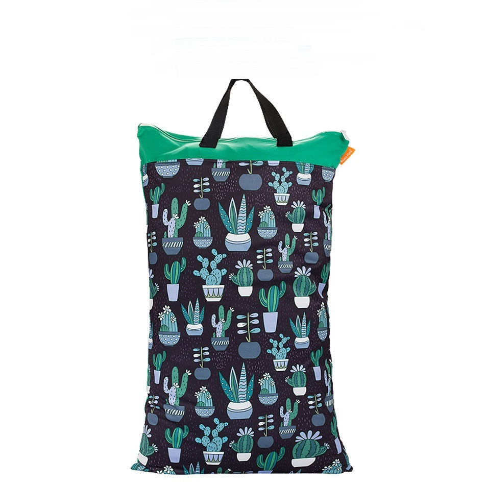 HKM-728275 Waterproof Diaper Storage Bag with Large Capacity for Baby Clothes and Accessories