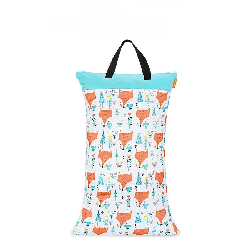 HKM-728275 Waterproof Diaper Storage Bag with Large Capacity for Baby Clothes and Accessories