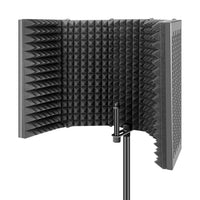 HKM-728339 Noise Reduction Recording Microphone Screen with External Metal Shell and Internal Sponge Absorption