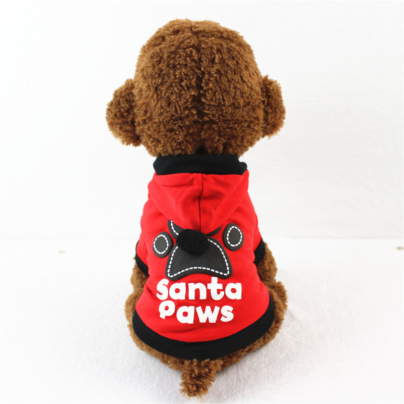 HKM-728403 Cozy Cotton Sweater for Small and Medium Dogs - Red & Black, Multiple Sizes Available