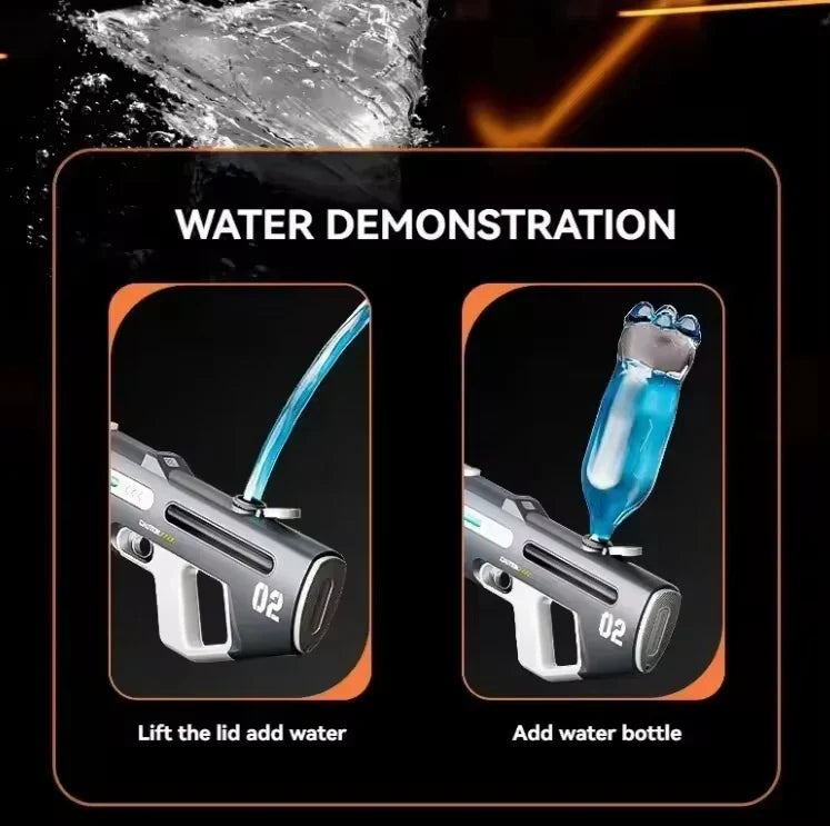 HKM-728403 High-Pressure Easy Fill Electric Water Blaster for Fun Outdoor Play