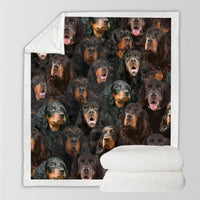 HKM-728595 Modern Printed Flannel Blanket for Pets - Available in Two Sizes