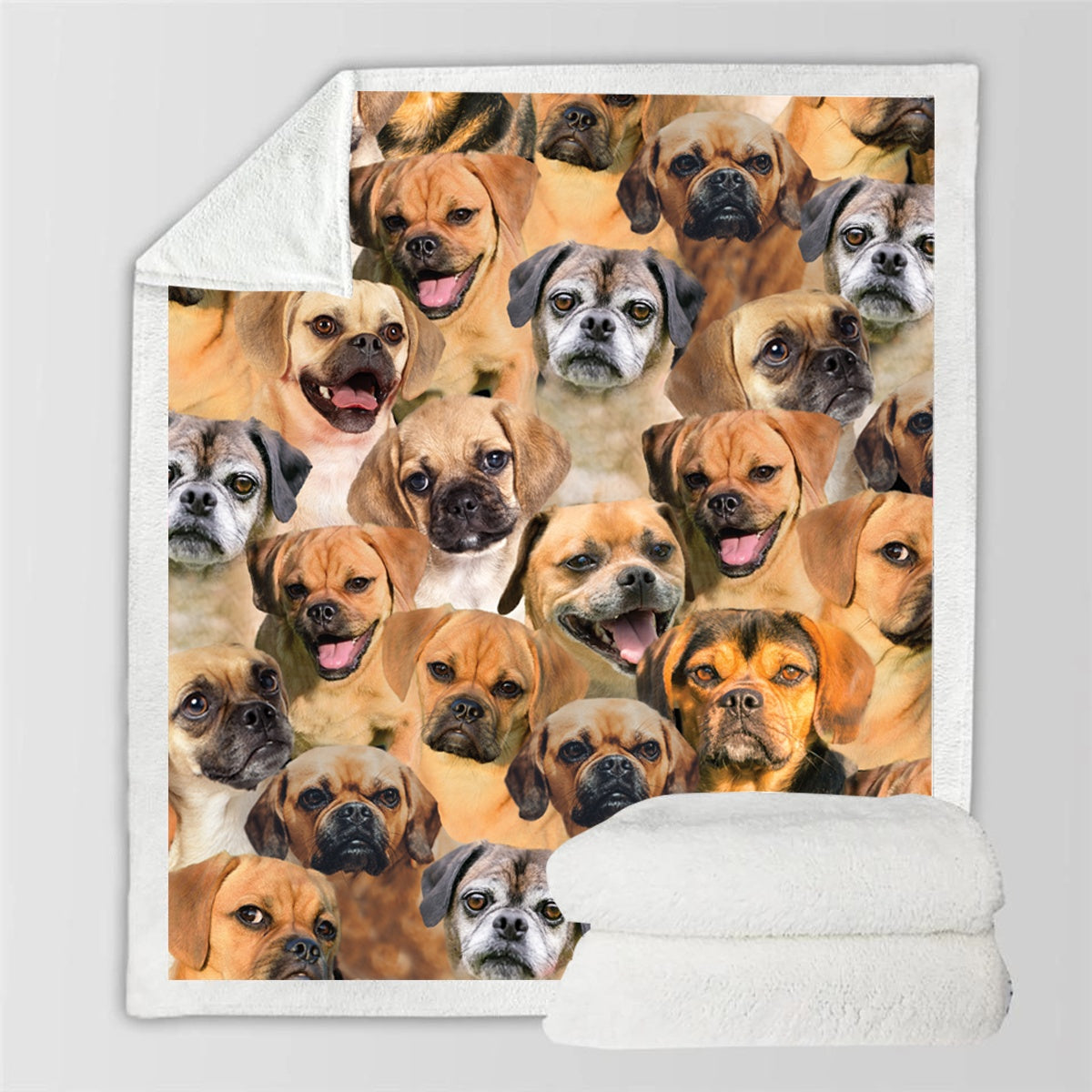 HKM-728595 Modern Printed Flannel Blanket for Pets - Available in Two Sizes