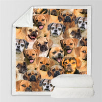 HKM-728595 Modern Printed Flannel Blanket for Pets - Available in Two Sizes