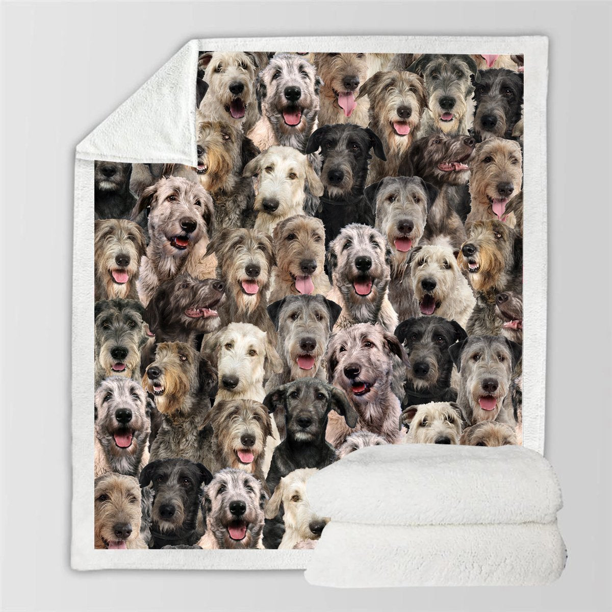HKM-728595 Modern Printed Flannel Blanket for Pets - Available in Two Sizes