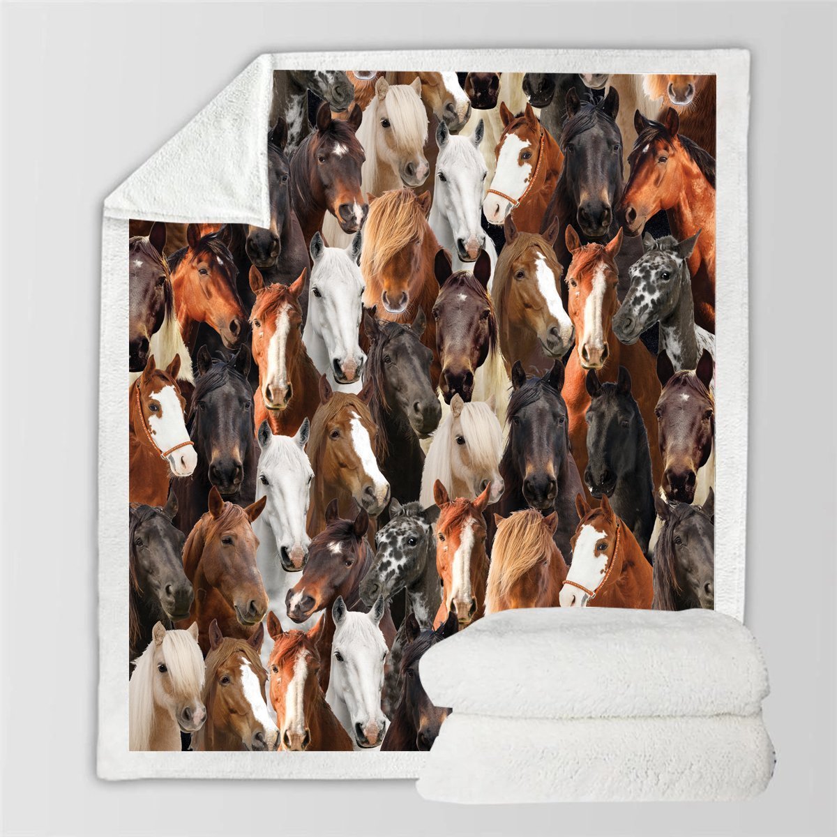 HKM-728595 Modern Printed Flannel Blanket for Pets - Available in Two Sizes