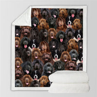 HKM-728595 Modern Printed Flannel Blanket for Pets - Available in Two Sizes